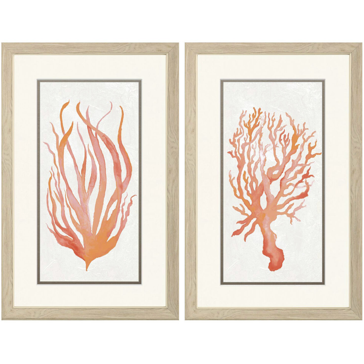 Waterside Orange and Neutral Framed Art, Propac
