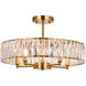 Canada 5 Light 22 inch Gold Chandelier Ceiling Light