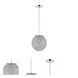Distratto 1 Light 8 inch Polished Chrome Pendant Ceiling Light