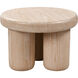 Okin 26 X 26 inch Light Oak and Natural Accent Table