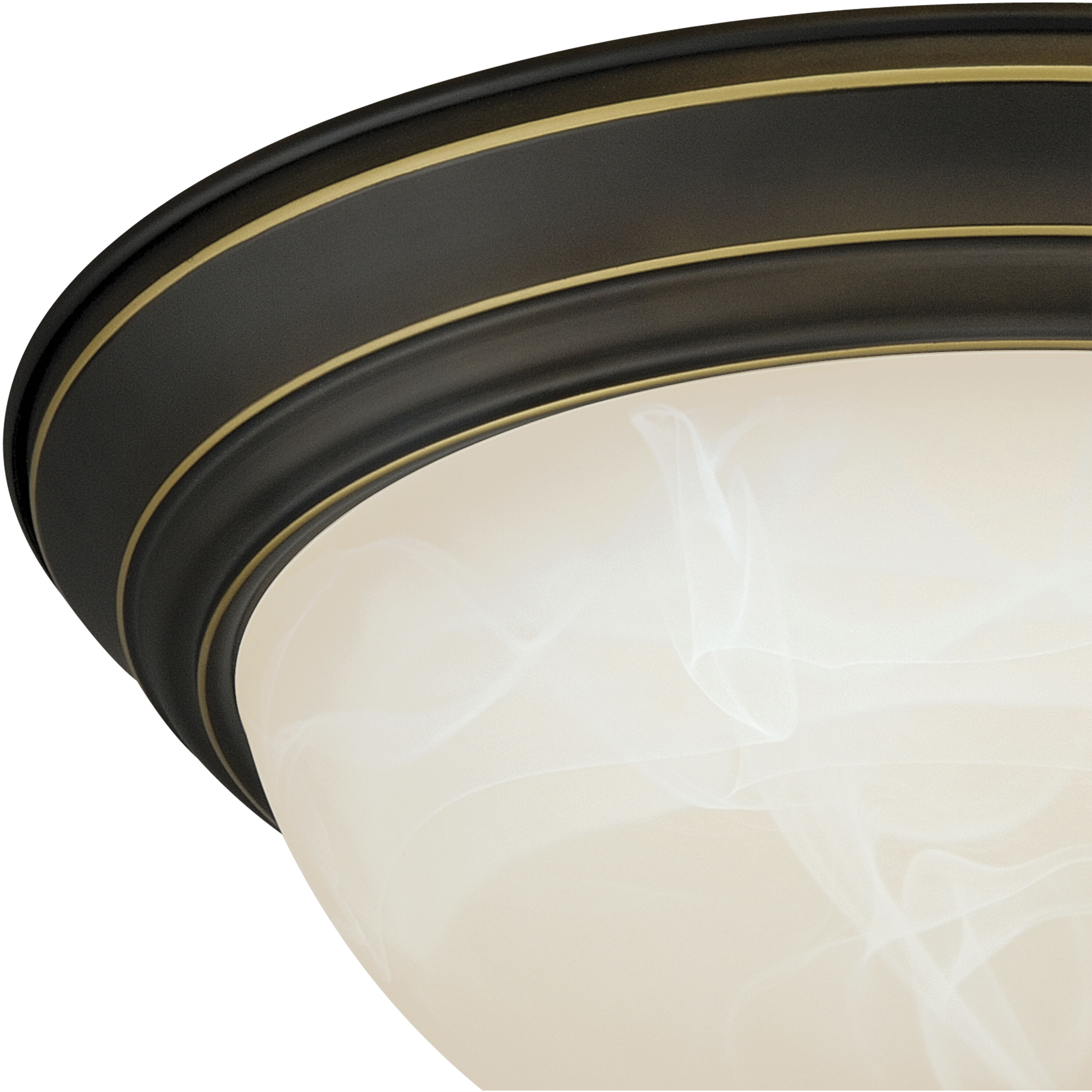 Stevens LED 11 inch Vintage Bronze Flush Mount Ceiling Light