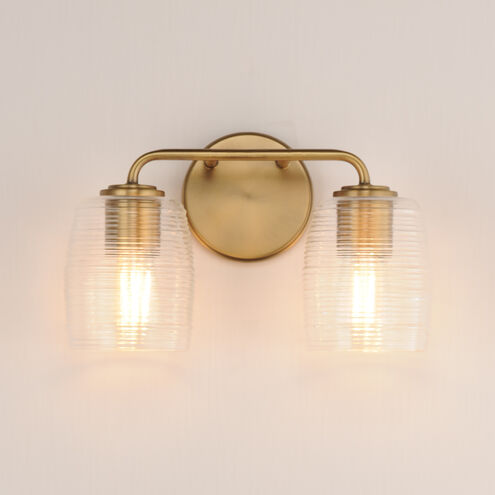 Honey Wall Sconce Wall Light in Natural Aged Brass