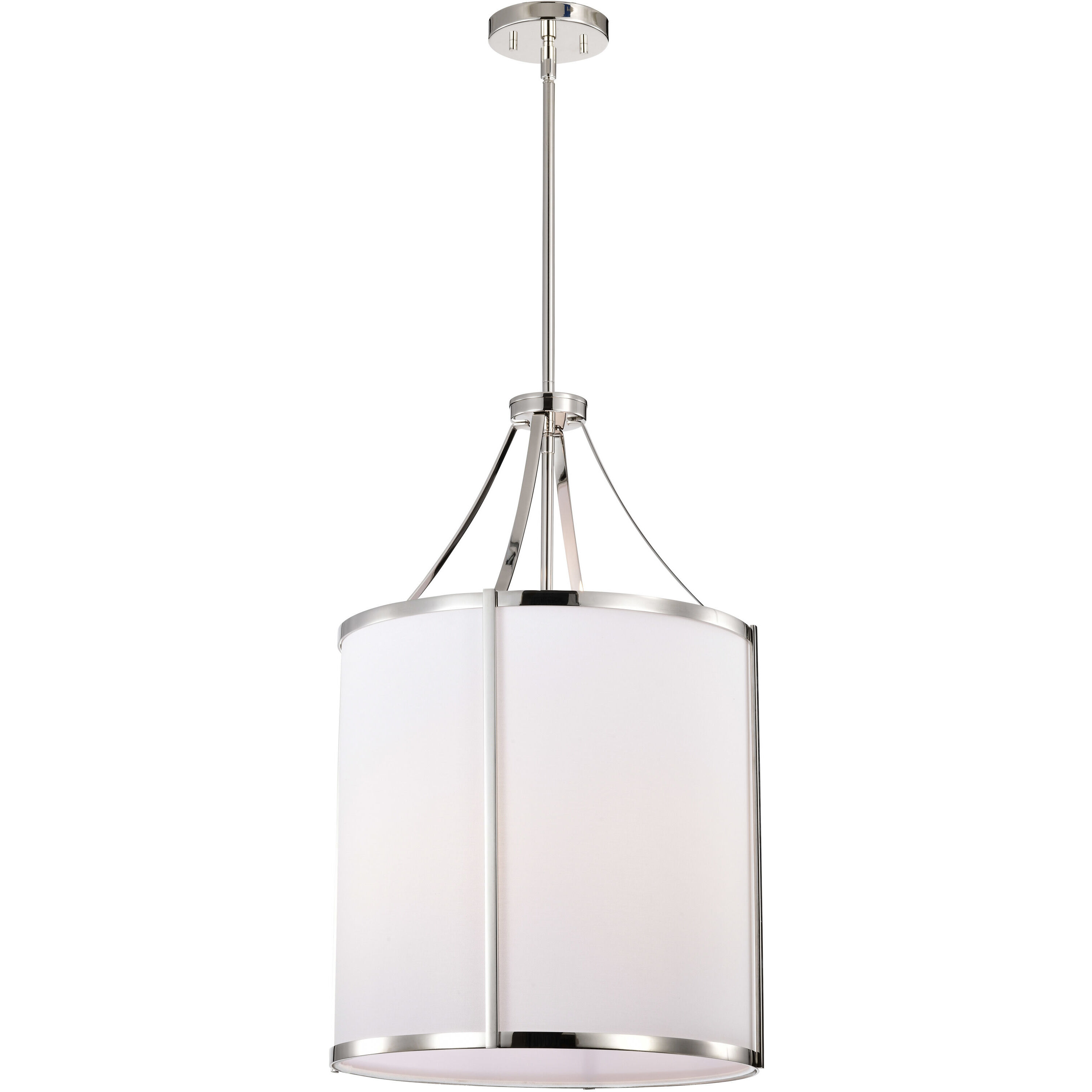 Easton 3 Light 16 inch Polished Nickel Pendant Ceiling Light