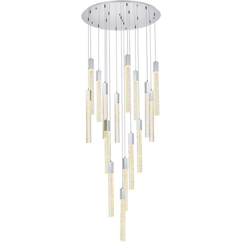 Weston 16 Light 36 inch Chrome Pendant Ceiling Light