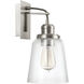 Fallon 1 Light 6 inch Brushed Nickel Sconce Wall Light