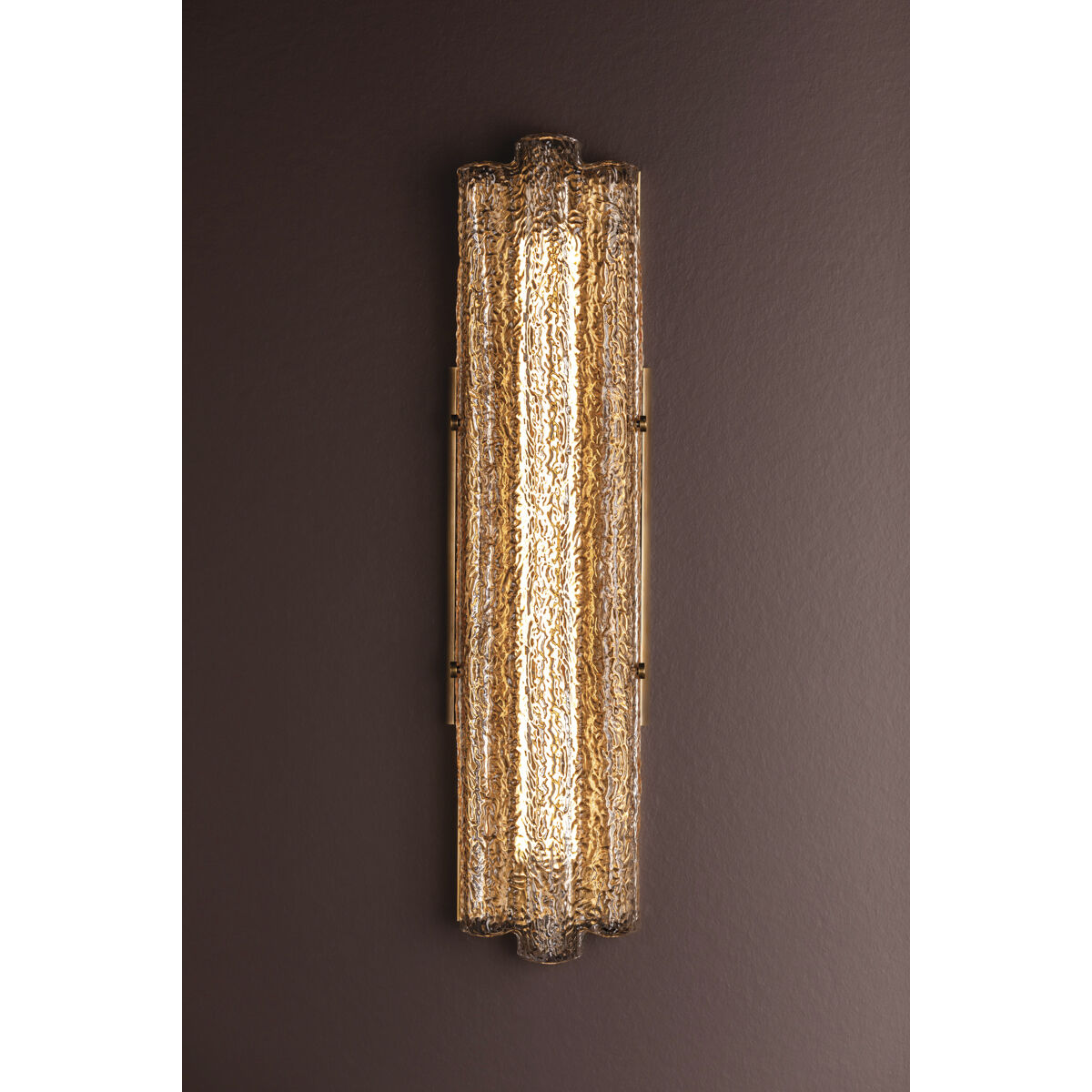 Carnelian LED 3.25 inch Vintage Brass ADA Wall Sconce Wall Light
