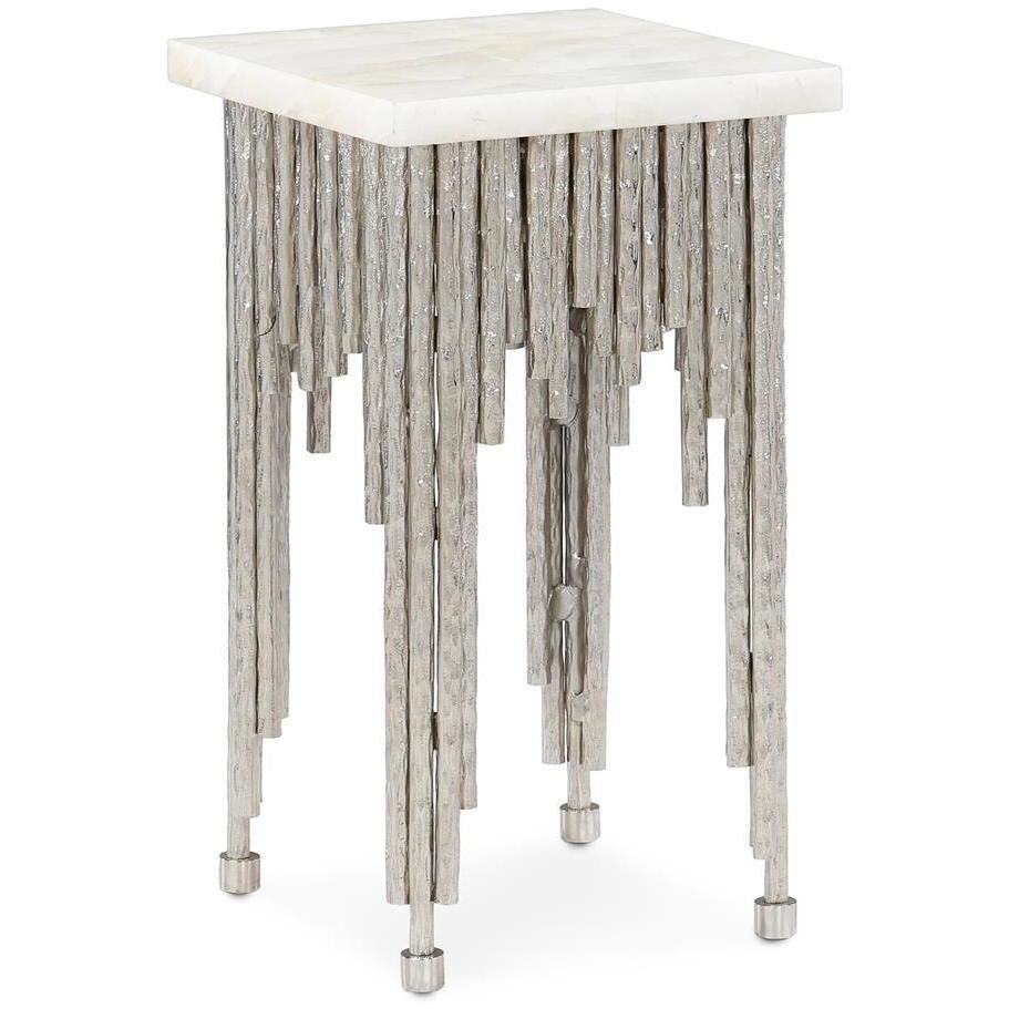 Channel 25 X 14.5 inch Silver Side Table