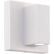 Vue LED 4 inch White Outdoor Wall Lighting, WAC Limited