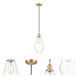 Ballston Cindyrella LED 7 inch Satin Gold Mini Pendant Ceiling Light