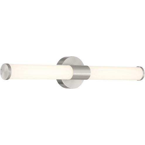 Retreat 1 Light 24 inch Brushed Steel Bath Vanity Wall Light, Medium