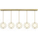 Spectr LED 62 inch Soft Brass Island Light Ceiling Light