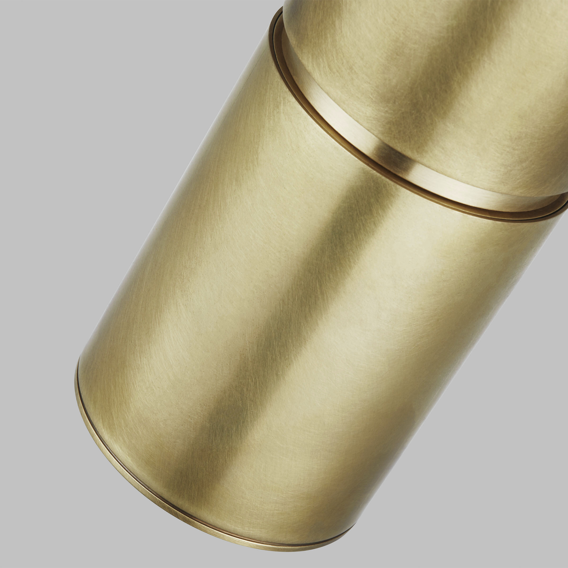 Mick De Giulio Sottile LED Natural Brass Pendant Ceiling Light, Integrated LED