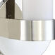 Bond LED 6 inch Polished Nickel Vanity Light Wall Light