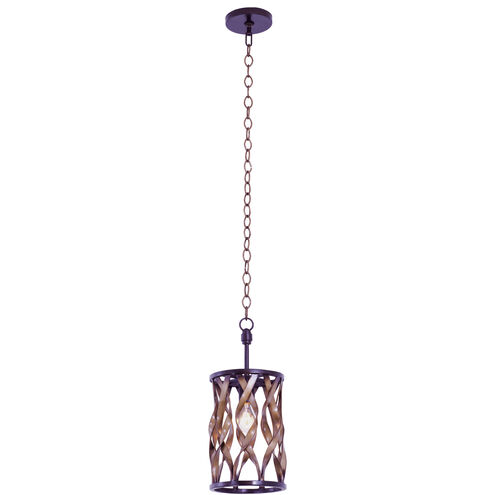 Soho 1 Light 8 inch Milk Chocolate Mini Pendant Ceiling Light