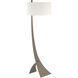 Stasis 58.5 inch 150 watt Dark Smoke Floor Lamp Portable Light in Natural Anna