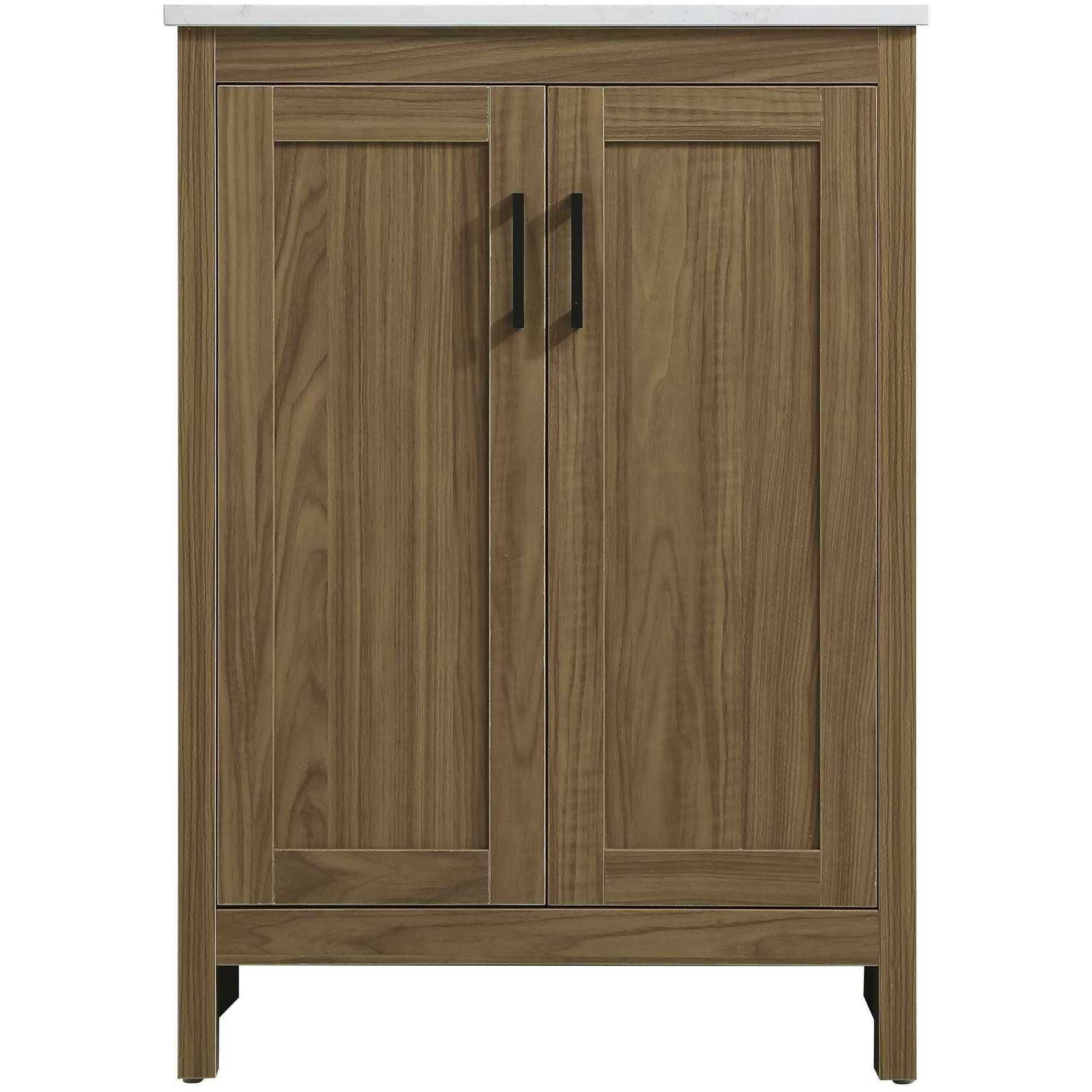 Finnley 24 X 34 inch Walnut Brown Bathroom Vanity Cabinet