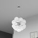 Comet 6 Light 20 inch Clear with Polished Chrome Chandelier Ceiling Light
