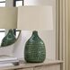 Breya 26 inch 150 watt Green Glaze and Antique Brass Table Lamp Portable Light
