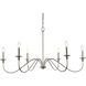 Rohan 6 Light 42 inch Polished Nickel Chandelier Ceiling Light