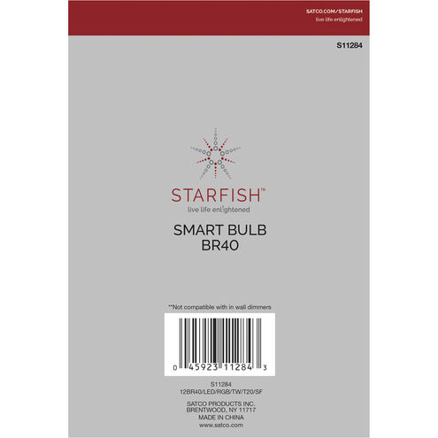 Starfish IOT LED BR40 E26 12.00 watt 120V 2700K-5000K Bulb