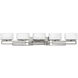 Lanza LED 43 inch Antique Nickel Vanity Light Wall Light