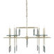 Sethos 8 Light 42 inch Silver Granello Chandelier Ceiling Light
