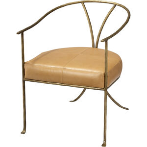 Kai Antique Brass Chair
