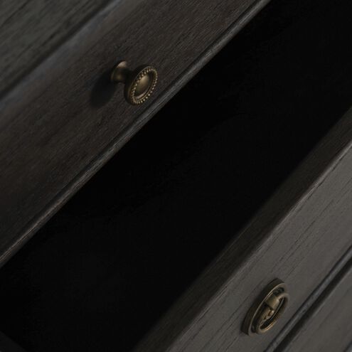 Burkhardt Cerused White / Dark Antique Bronze Chest