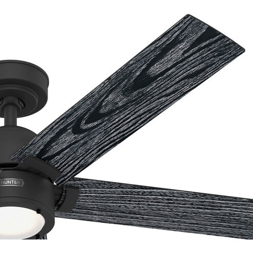 Erling 52 inch Matte Black with Salted Black/Matte Black Blades Ceiling Fan