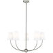 Shannon 5 Light 32 inch Brushed Nickel Chandelier Ceiling Light