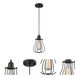 Austere Muselet 1 Light 5.5 inch Oil Rubbed Bronze Mini Pendant Ceiling Light in Bulb Not Included, Brown, Austere