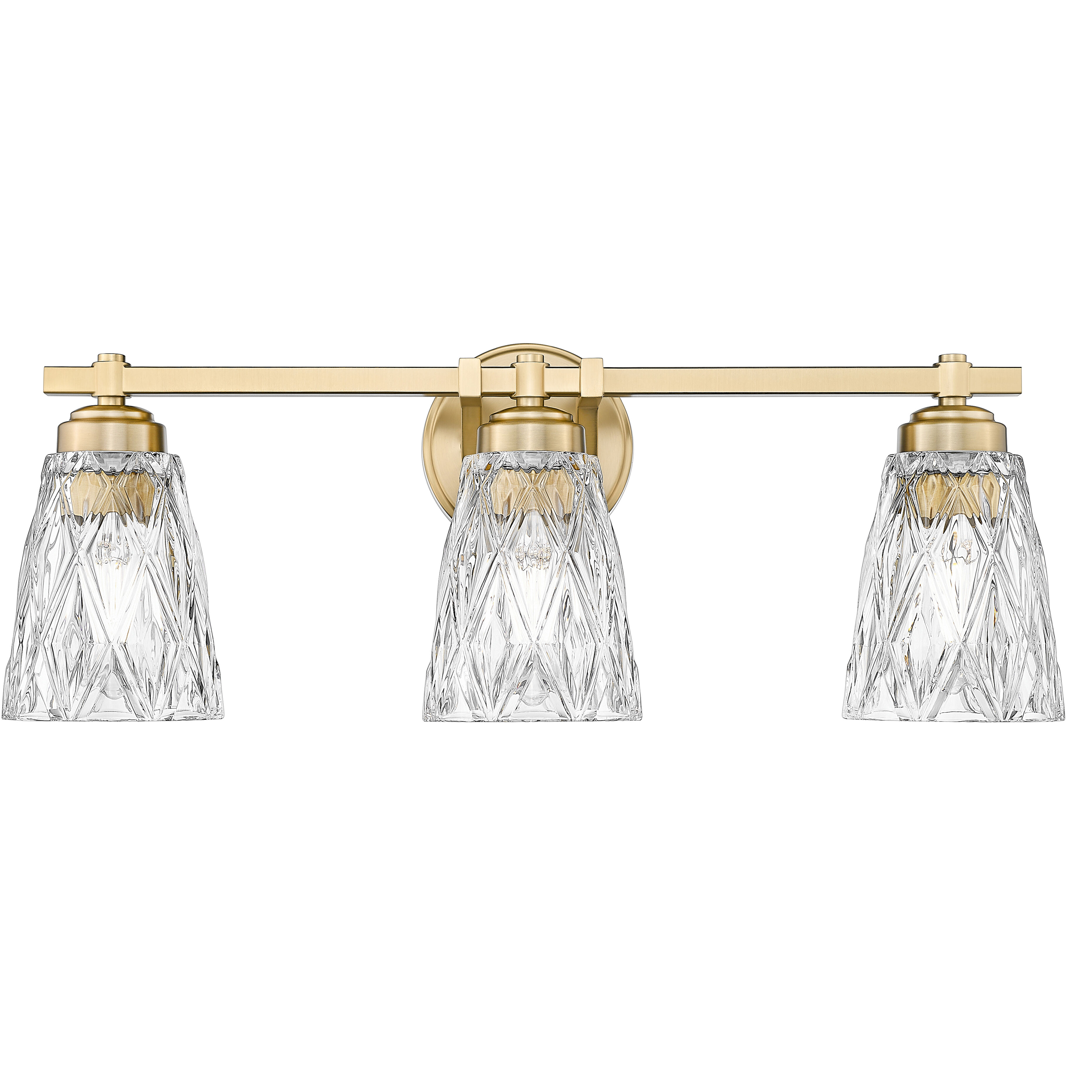 Andree Vanity Wall Light in Modern Gold