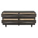 Diamond Ebony Walnut Double Chest, Double