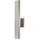 Yoga LED 4.53 inch Stainless Steel ADA Wall Sconce Wall Light