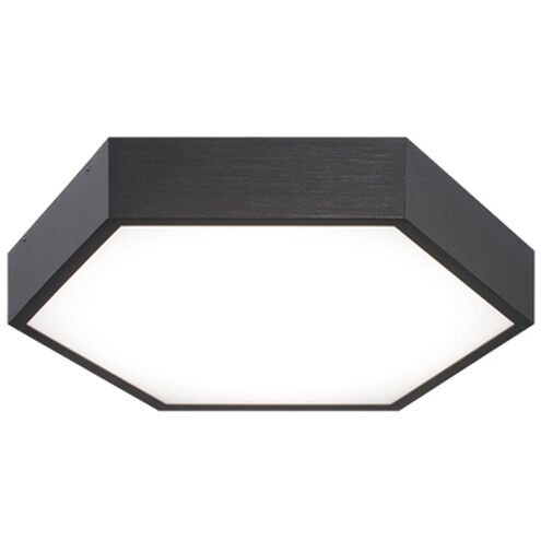 Hexol LED 11 inch Oxidized Black Flush Mount Ceiling Light