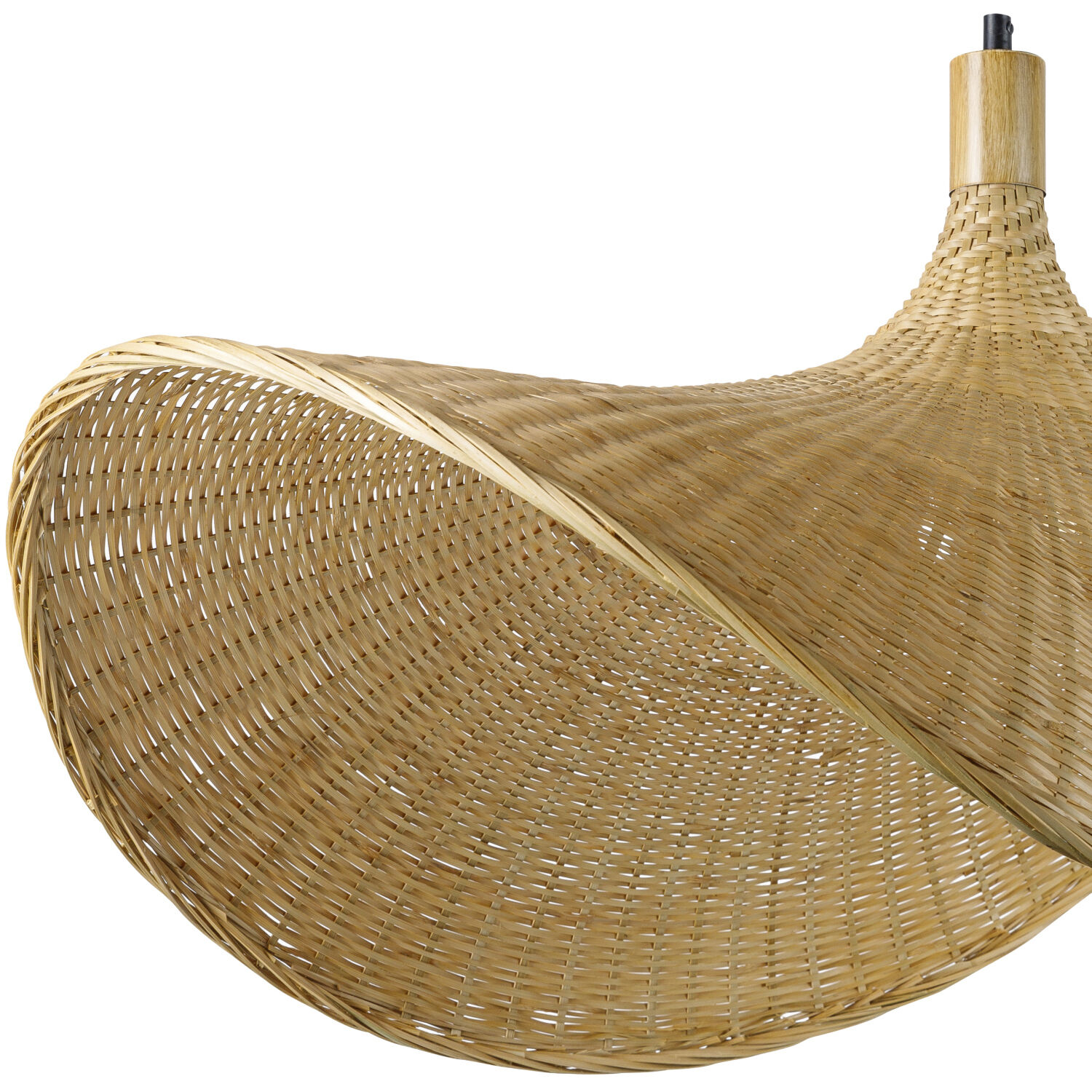 Taiga 1 Light 32.5 inch Black Pendant Ceiling Light