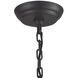 Sommieres 6 Light 25 inch Antique French Cream with Black Chandelier Ceiling Light