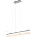 Lange 5 inch Brushed Aluminum Pendant Ceiling Light