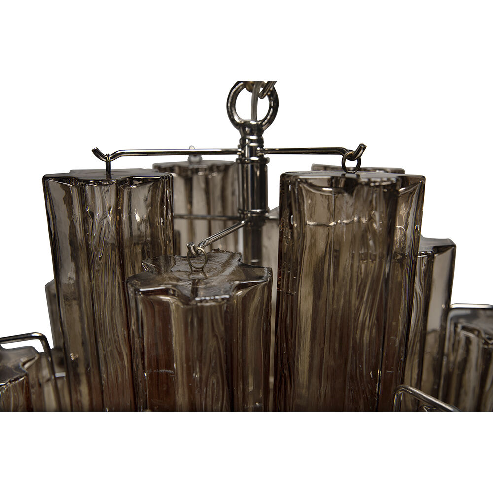 Coco 9 Light 25 inch Silver Chandelier Ceiling Light