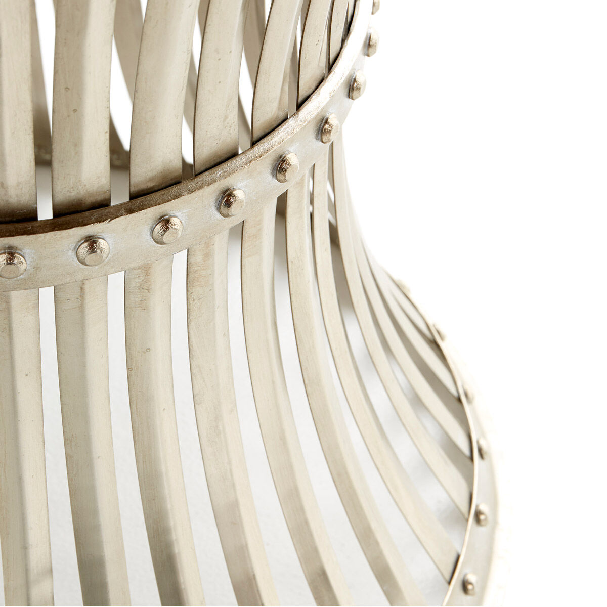 Dalton 20 inch Raw Iron And Natural Wood Side Table