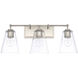 Murphy 3 Light 23.50 inch Bathroom Vanity Light