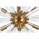 Sienna 30 Light 46 inch Satin Gold Chandelier Ceiling Light