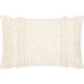 Katie 22 inch Cream Pillow Kit in 14 x 22, Lumbar