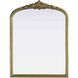 Naomi 36 X 27 inch Antique Brass Mirror