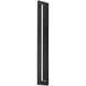 Sean Lavin Aspen LED 36 inch Black Outdoor Wall Sconce in In-Line Fuse,  Surge Protection