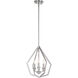 Knox 3 Light 14 inch Satin Nickel Pendant Ceiling Light