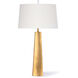 Celine 32.5 inch 150.00 watt Gold Leaf Table Lamp Portable Light