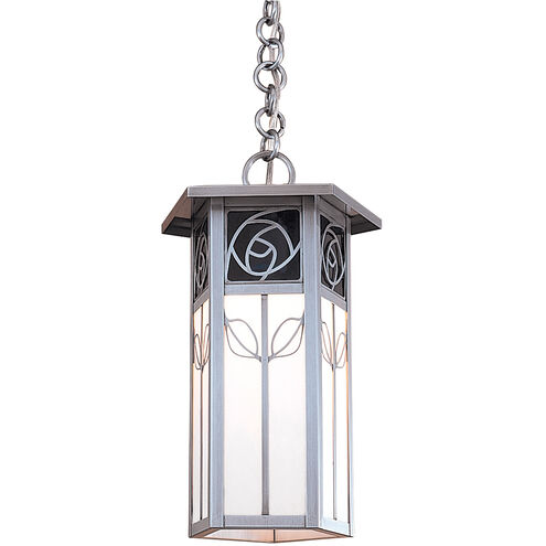 Saint Clair 1 Light 8 inch Rustic Brown Pendant Ceiling Light in Frosted