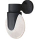 Prada 1 Light 9 inch Black Wall Sconce Wall Light