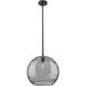 Crown Point 1 Light 12 inch Matte Black Pendant Ceiling Light